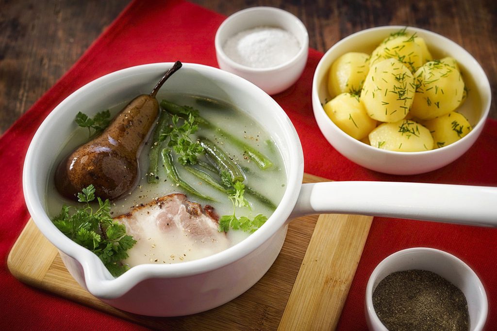 Birnen, Bohnen und Speck